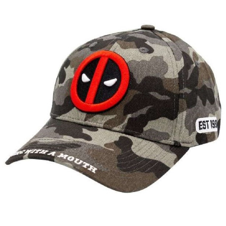 Gorra Camuflaje Deadpool Ajustable