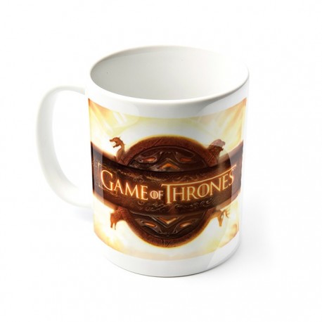 Tasse avec logo d'introduction de Game of Thrones