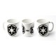 Taza Blanca Logo Imperio Star Wars