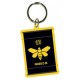 Keychain en caoutchouc Baril Papillon