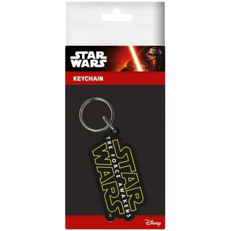 Keychain en caoutchouc Logo de l'Épisode VII de Star Wars