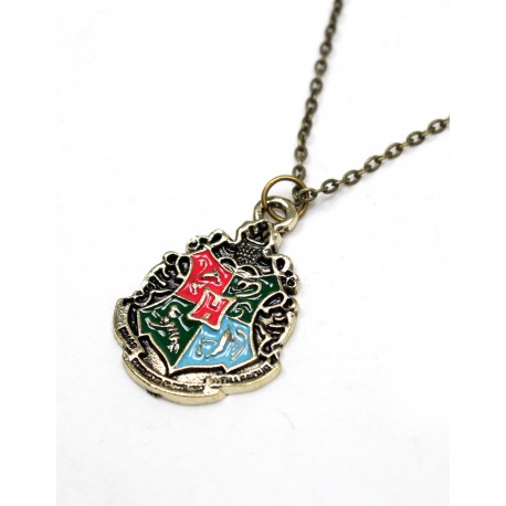 Harry Potter pendant Hogwarts enameled