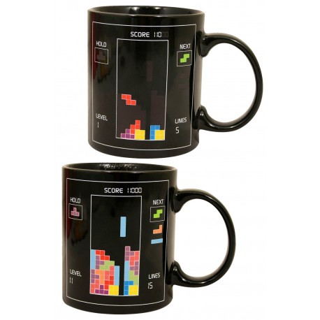 caneca térmica do jogo Tetris