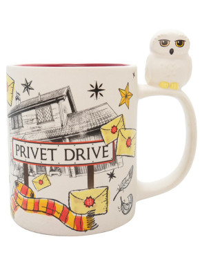 Mug 3D Hedwig et Privet Drive Harry Potter