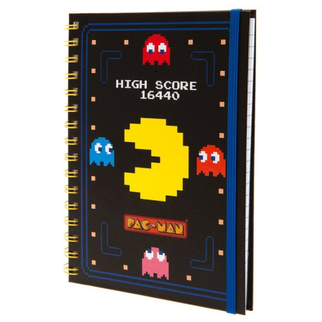 Cuaderno tapa dura A5 Pacman High Score