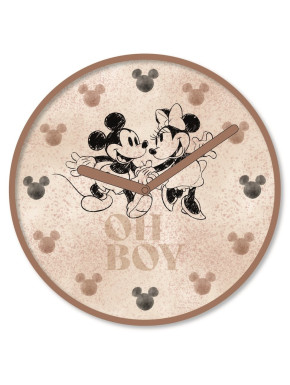 Reloj de pared Disney Micke & Minnie Blush