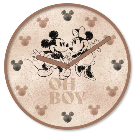 Reloj de pared Disney Micke & Minnie Blush