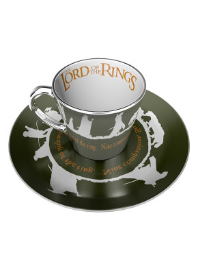 LORD OF THE RINGS - Mirror mug & plate set - Fellowship
