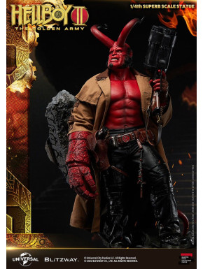 Hellboy 2: El Ejército Dorado Estatua 1/4 Hellboy 70 cm