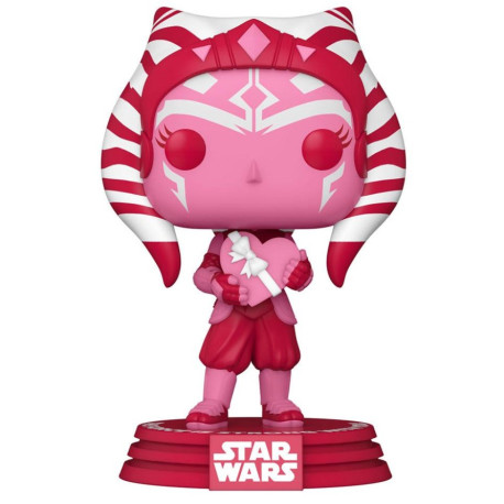 Star Wars Valentines POP! Star Wars Vinyl Figura Ahsoka 9 cm