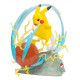 Pokémon 25 aniversario Estatua con Iluminación Deluxe Pikachu 33 cm