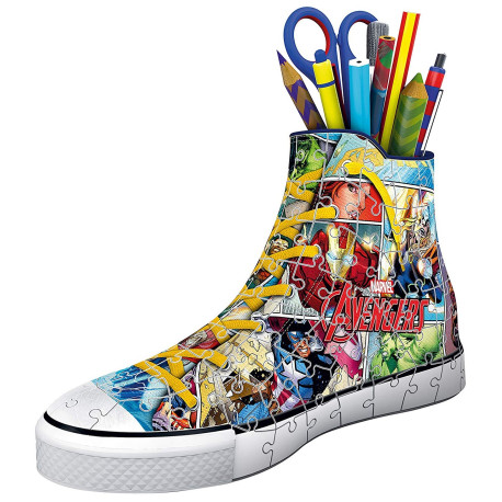 Puzzle 3D de Zapatilla Avengers Marvel