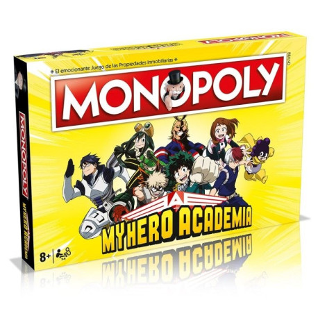 JUEGO DE MESA MONOPOLY MY HERO ACADEMIA