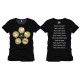 T-shirt met Rock, Paper, Scissors Hagedis Spock