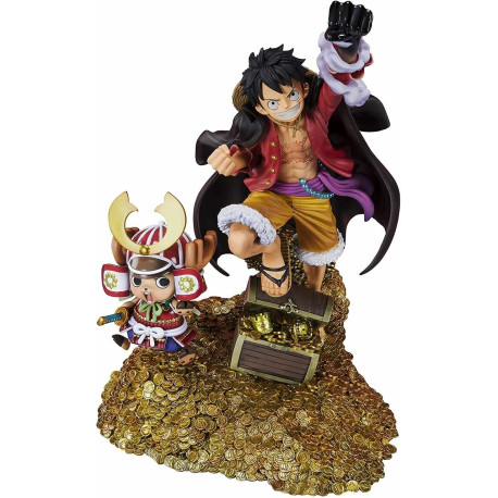 One Piece Estatua PVC FiguartsZERO Monkey D. Luffy by Eiichiro Oda WT100 Daikaizoku Hyakkei 19 cm