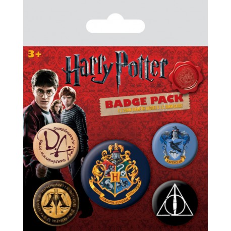 Pack chapas Harry Potter Hogwarts