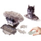 Puzzle 3D de cristal de Batman del DC Universe