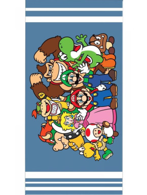 Toalla Personajes Mario Bros