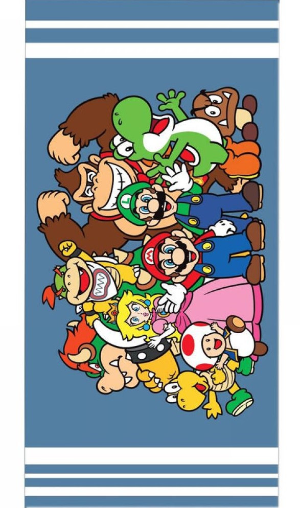 Resistencia Inferior Allí Toalla Personajes Mario Bros por sólo 12,90€ - lafrikileria.com