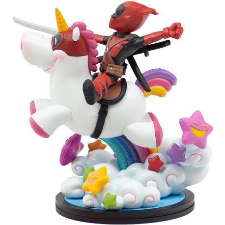 Marvel Figura Q-Fig Max Elite Deadpool x Unicorn 15 cm