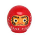 Hucha de Cerámica Muñeco Daruma Japonés Rojo