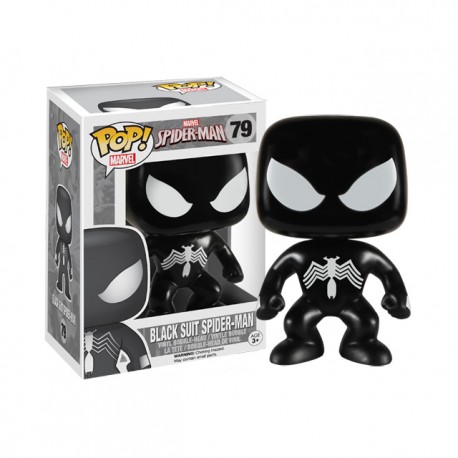 Spiderman costume noir Funko Pop! Marvel