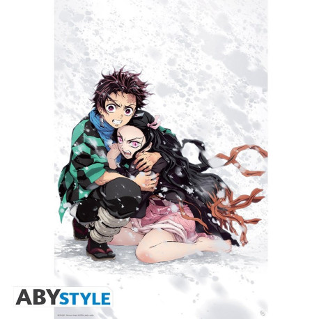DEMON SLAYER - Poster « Tanjiro & Nezuko Snow » (91.5x61)