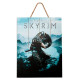 The Elder Scrolls V: Skyrim Póster de madera WoodArts 3D Aereal Attack 30 x 40 cm