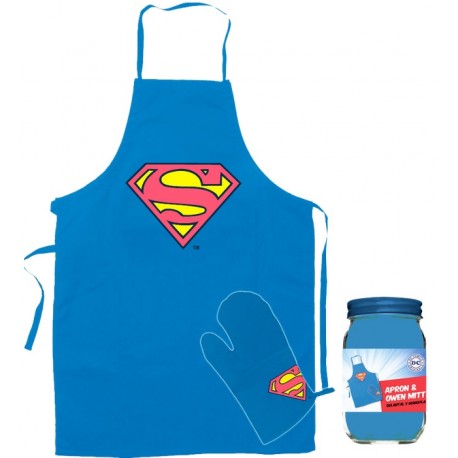 Apron and mitten Superman