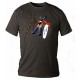 T-Shirt Mazinger Noir Étain