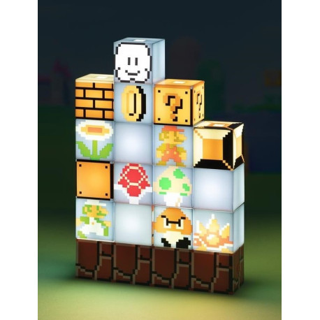 Lámpara Construcción de nivel Super Mario
