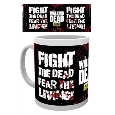 Tasse Noire Lutter contre les Morts Walking Dead