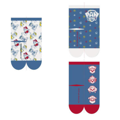 PACK CALCETINES 3 PIEZAS PAW PATROL