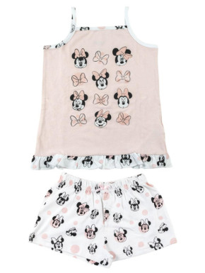 PIJAMA CORTO TIRANTES SINGLE JERSEY MINNIE