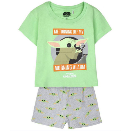 PIJAMA CORTO SINGLE JERSEY PUNTO THE MANDALORIAN