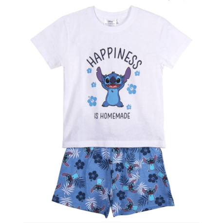 PIJAMA CORTO SINGLE JERSEY PUNTO STITCH