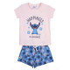 Pijama corto de niña STITCH