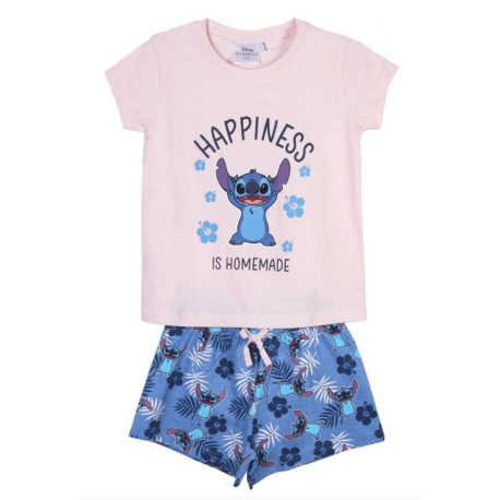 PIJAMA CORTO SINGLE JERSEY PUNTO STITCH