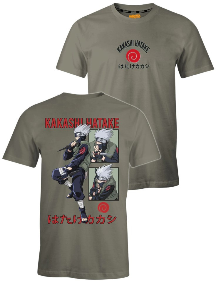 Hombre conjunción mendigo Camiseta Naruto Kakashi por 19,90€ – LaFrikileria.com