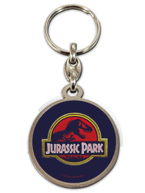 Llavero Metálico Jurassic Park Logo