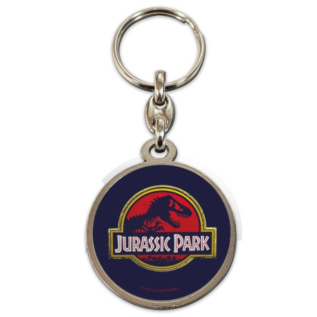 Llavero Metálico Jurassic Park Logo