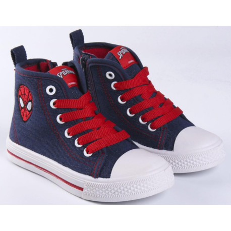 Baskets hautes en toile Spiderman pour enfants