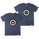 CAMISETA CORTA PREMIUM LENTEJUELAS SINGLE JERSEY AVENGERS