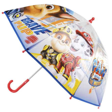 PARAGUAS MANUAL POE BURBUJA PAW PATROL MOVIE