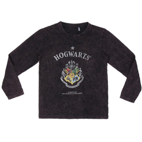 Camiseta manga larga negra Harry Potter