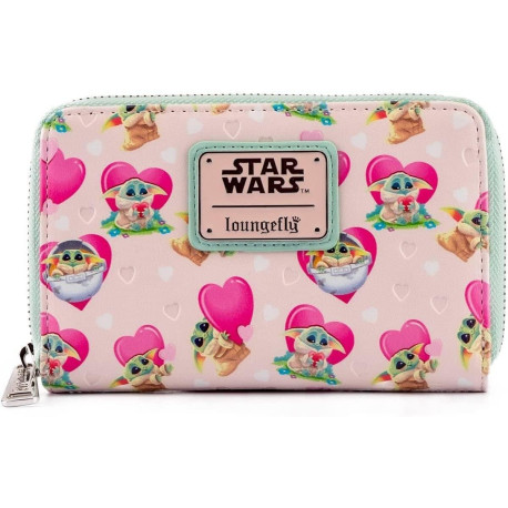 Cartera Loungefly Baby Yoda Grogu San Valentin The Mandalorian