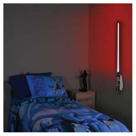 Lamp van de muur saber Darth Vader 60cm