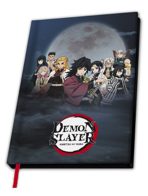 DEMON SLAYER - A5 Notebook "Pillars" X4