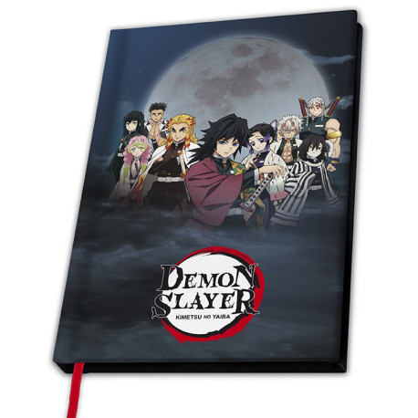 DEMON SLAYER - A5 Notebook "Pillars" X4