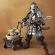 Figuras Mandalorian e Grogu Armour Beskar Bandai